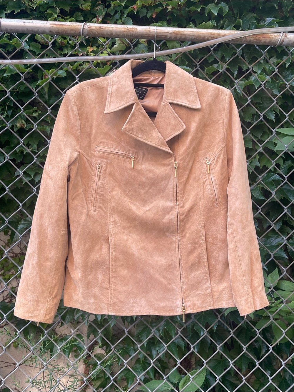 Terry Lewis Classic Luxuries Suede Jacket - Tan
